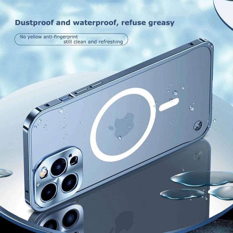 Magnetische Ladehülle aus Aluminium für das iPhone