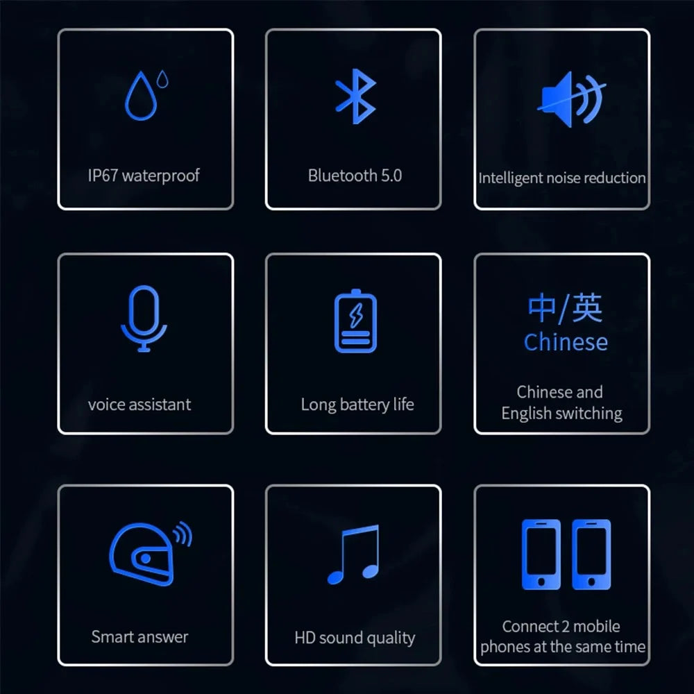Bluetooth-Headset für Motorradhelme