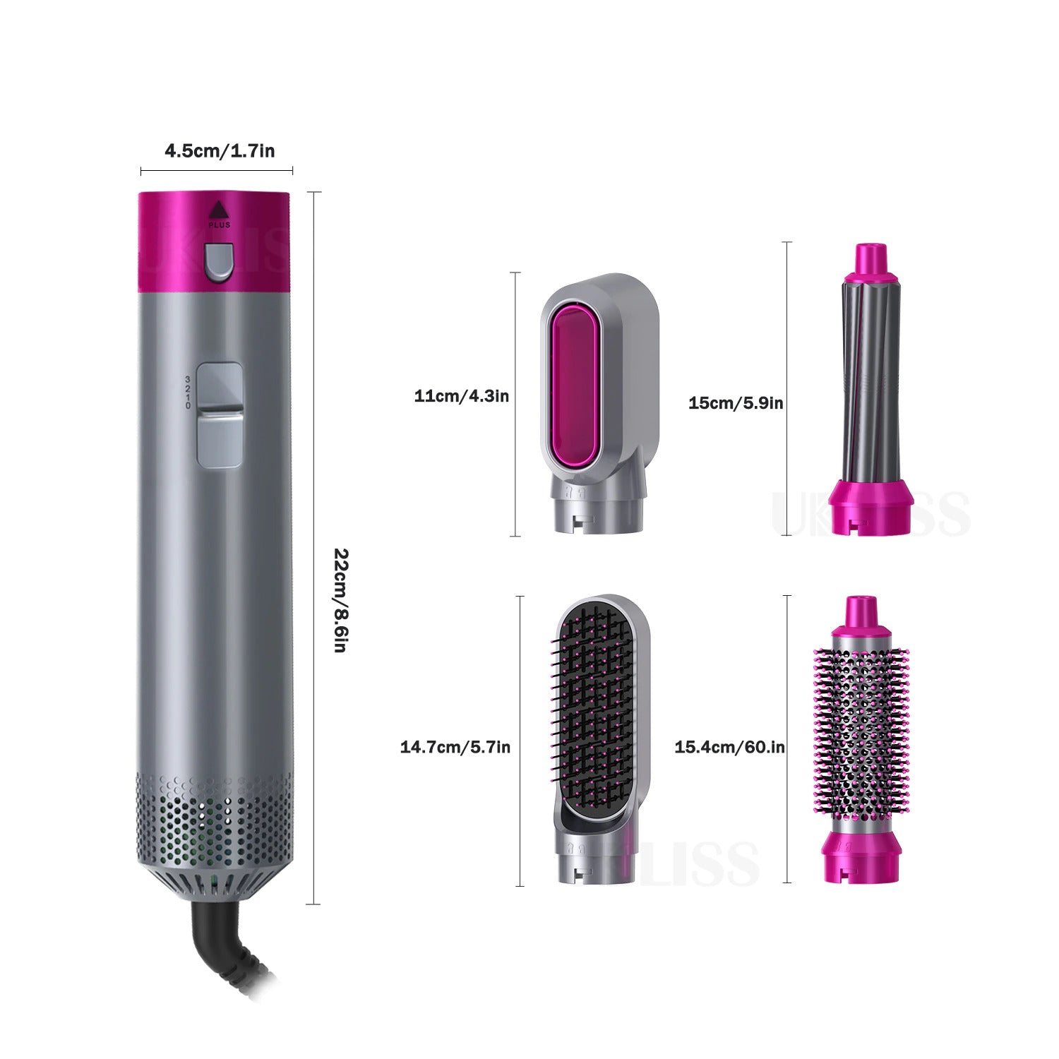 Neuer 5-in-1-One-Step-Haartrockner