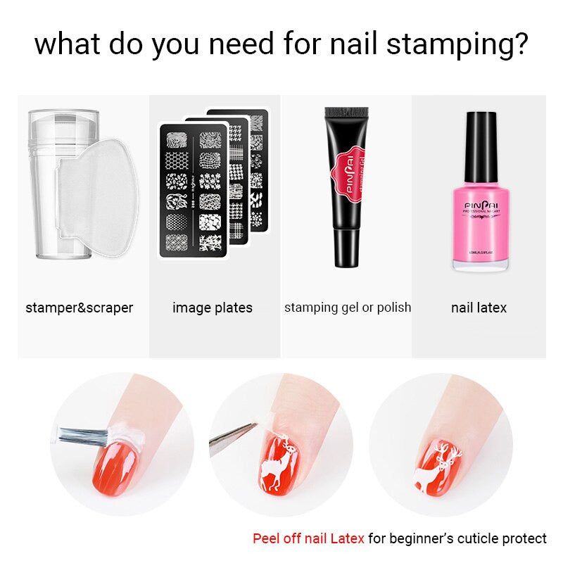 Nagelspitzen-Styling Nail Art Jelly Stamp