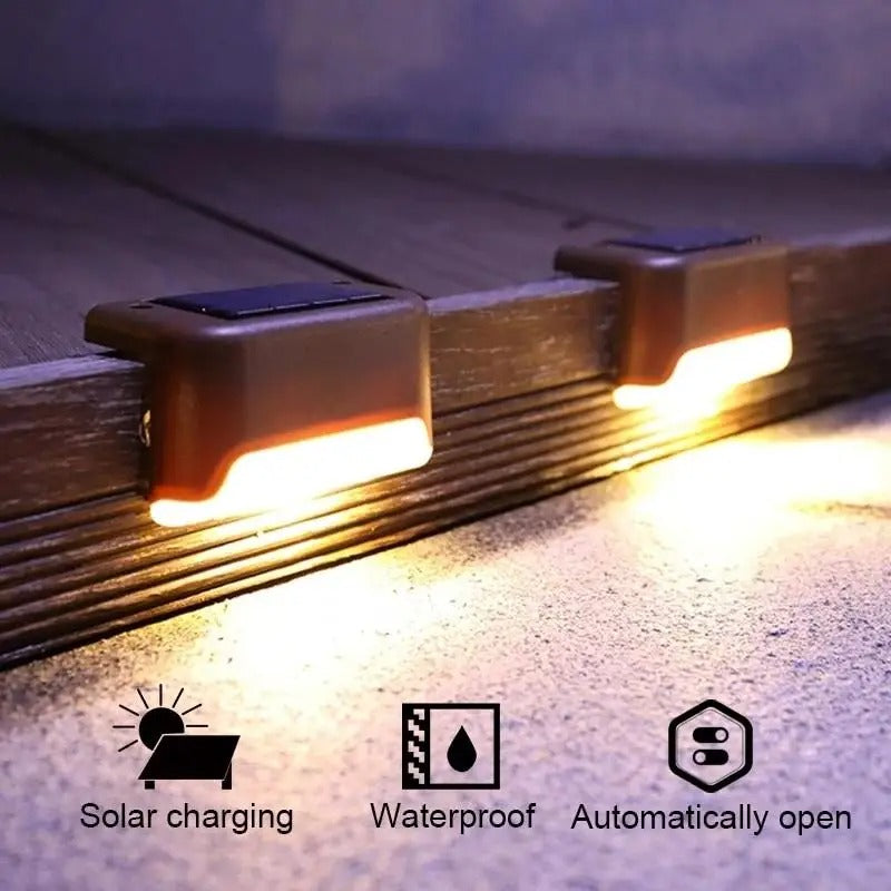 LED-Solarlampe für den Außenbereich, 4 Stück