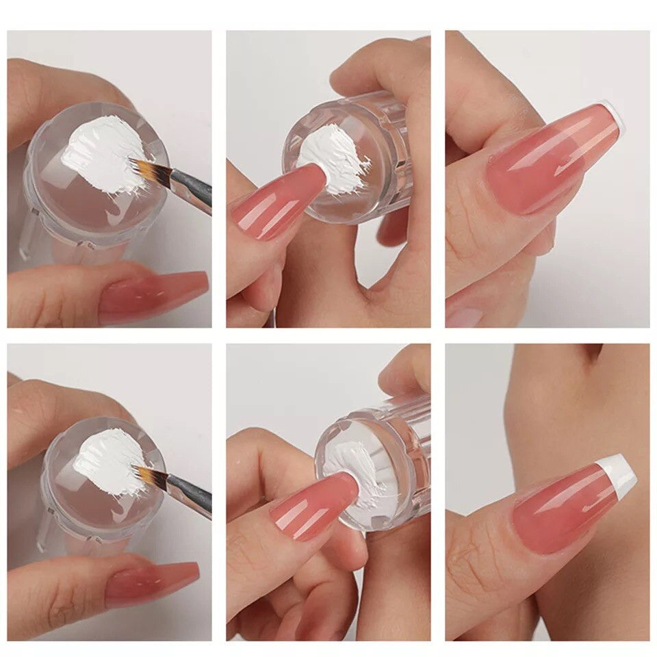 Nagelspitzen-Styling Nail Art Jelly Stamp