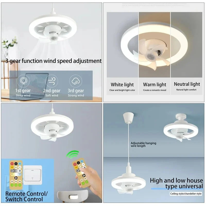 Entdecke die Zukunft der Beleuchtung mit unserer LED-Lüfterleuchte - Dein Licht, dein Klima, deine Welt!