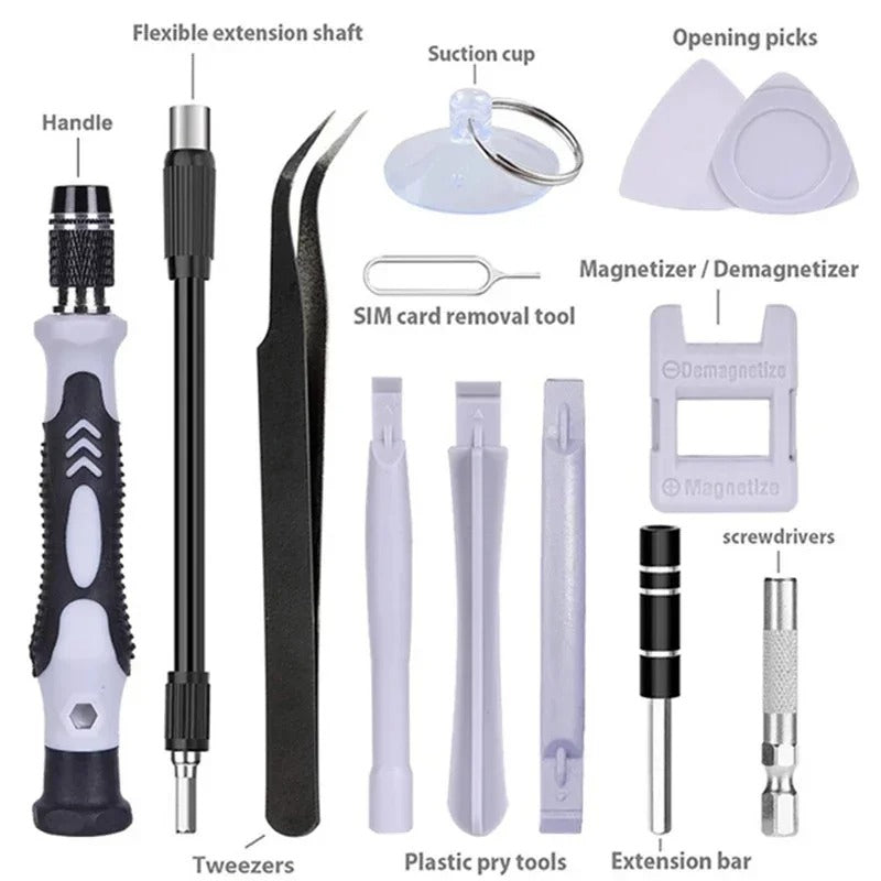 Entfessele die Kraft der Vielseitigkeit mit unserem 115-in-1-Magnetschraubendreher-Set!